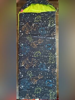 AceCamp Unisex In & Outdoor Glow-in-The-Dark Animal Constellations Sleeping Bag
